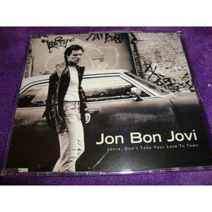 JON BON JOVI japan cd JANIE DONT TAKE YOUR LOVE obi PHCR 8408